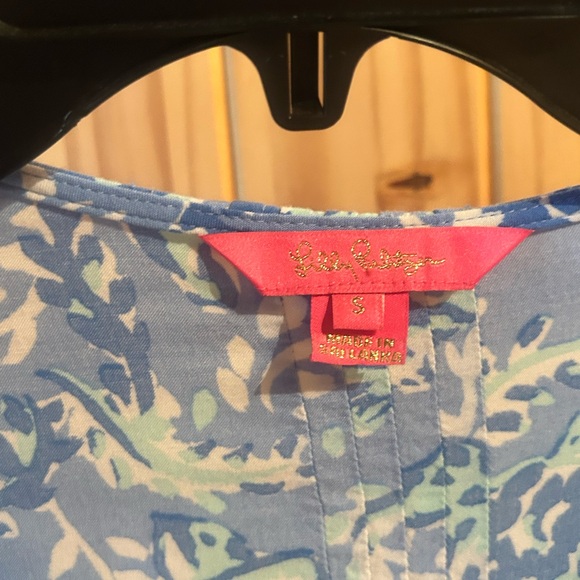 Lilly Pulitzer Hollie Tunic Dress Blue peri turtles - Picture 2 of 4